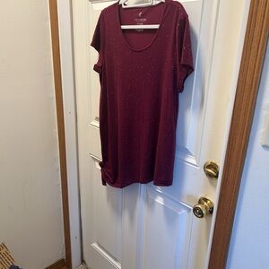 Juicy Couture Deep Red Short Sleeve Tee